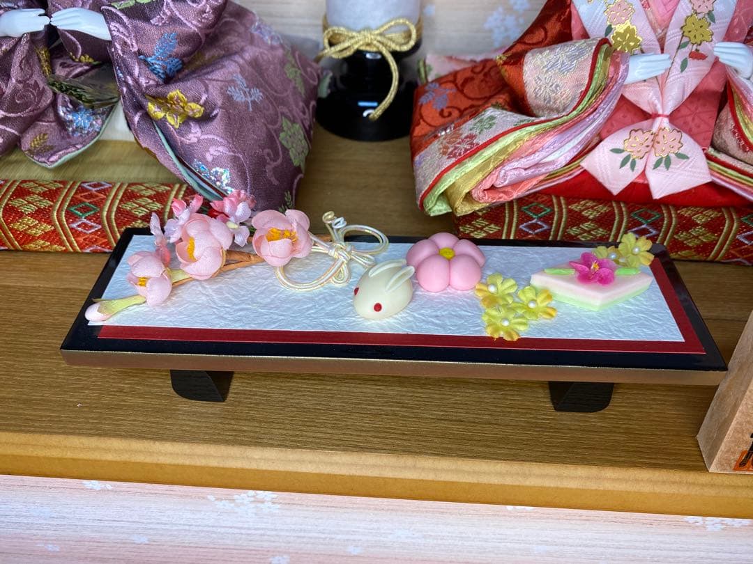 東京久月　雛人形　親王飾り収納セット・サイズ間口約５０×奥行約３０×高さ約４８㎝