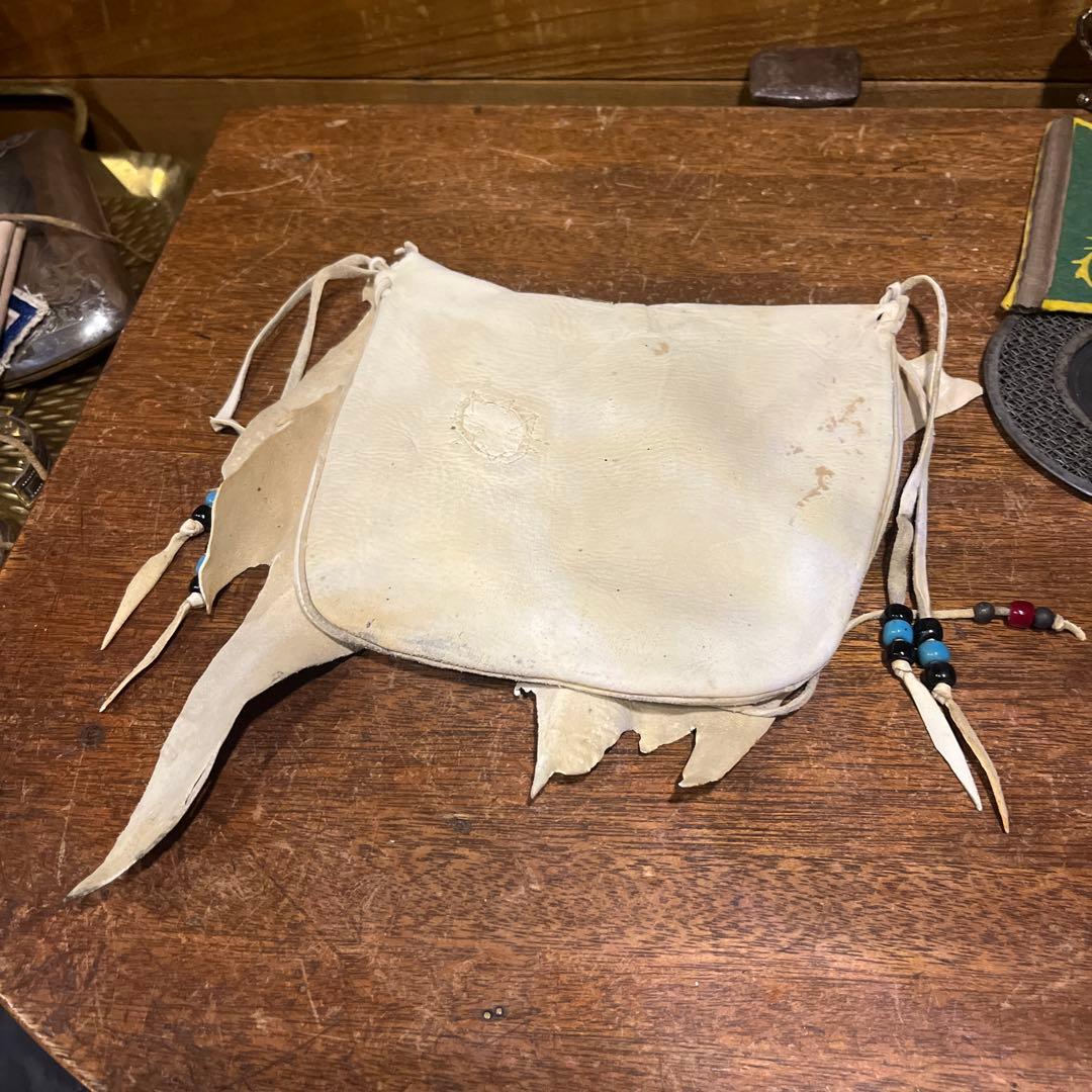 ヴィンテージ　レザー　メディスンバッグ