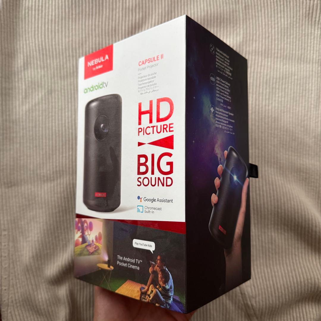 【Anker】Nebula ネビュラ Capsule II +ケース