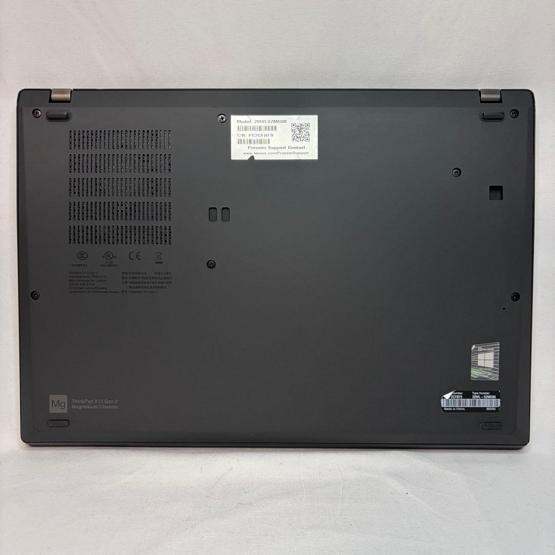 美品 ThinkPad X13 Gen2 11世代 i5 13.3型 オフィス
