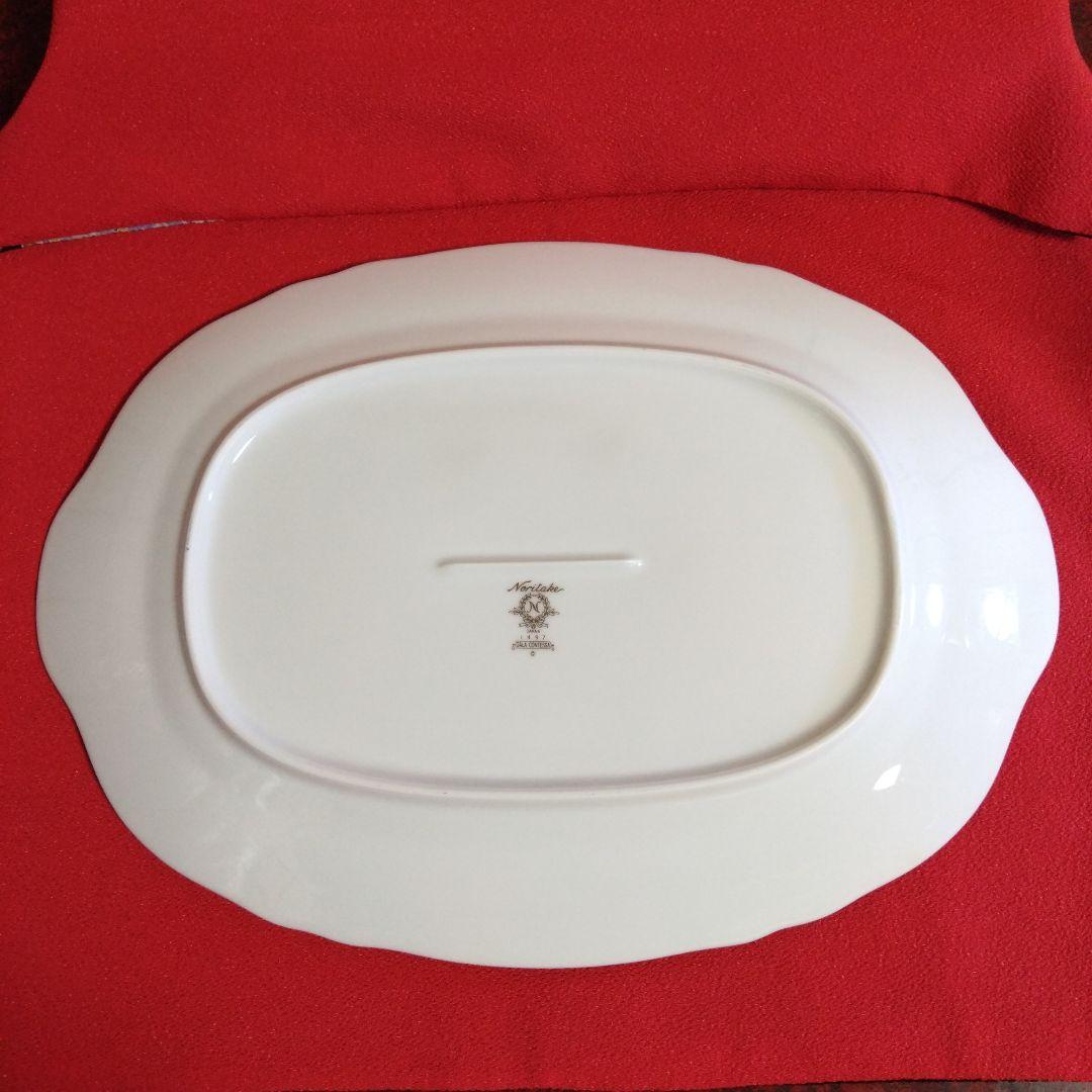 【F希少な美品】ノリタケ ガラコンテッサ　大皿　桜 オーバルプレート　楕円　皿