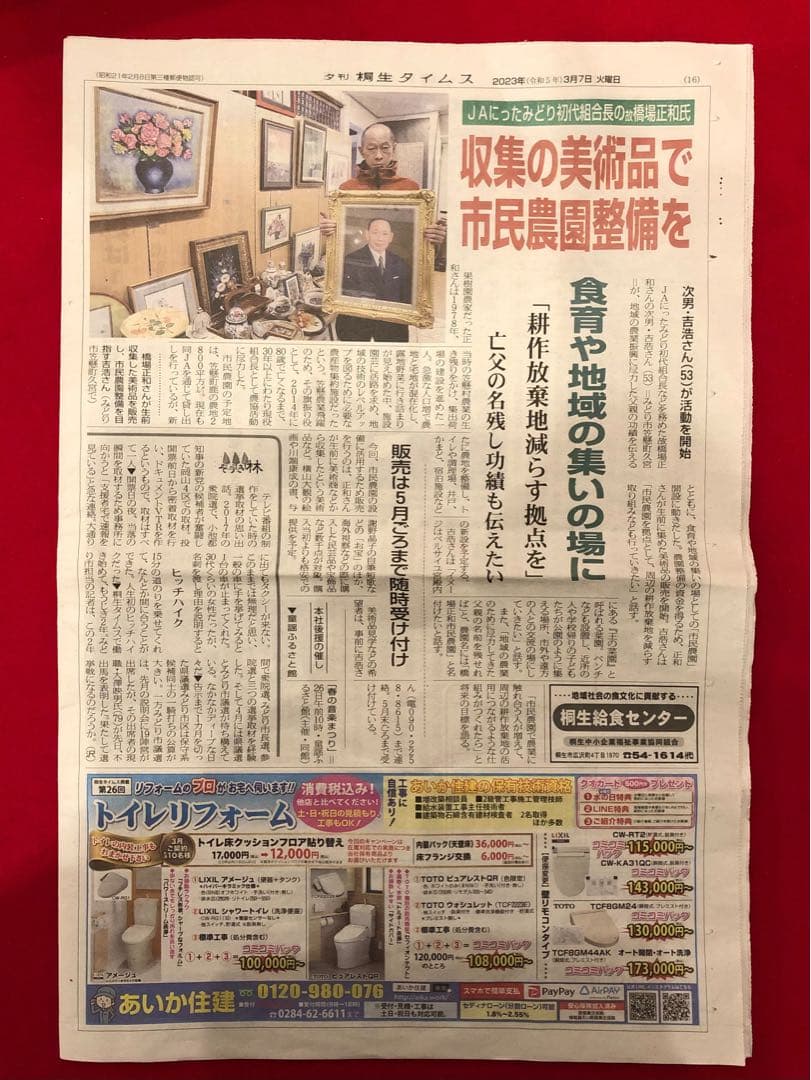 花乙女コレクション【押し花額　阿部とも　押し花・切手風】