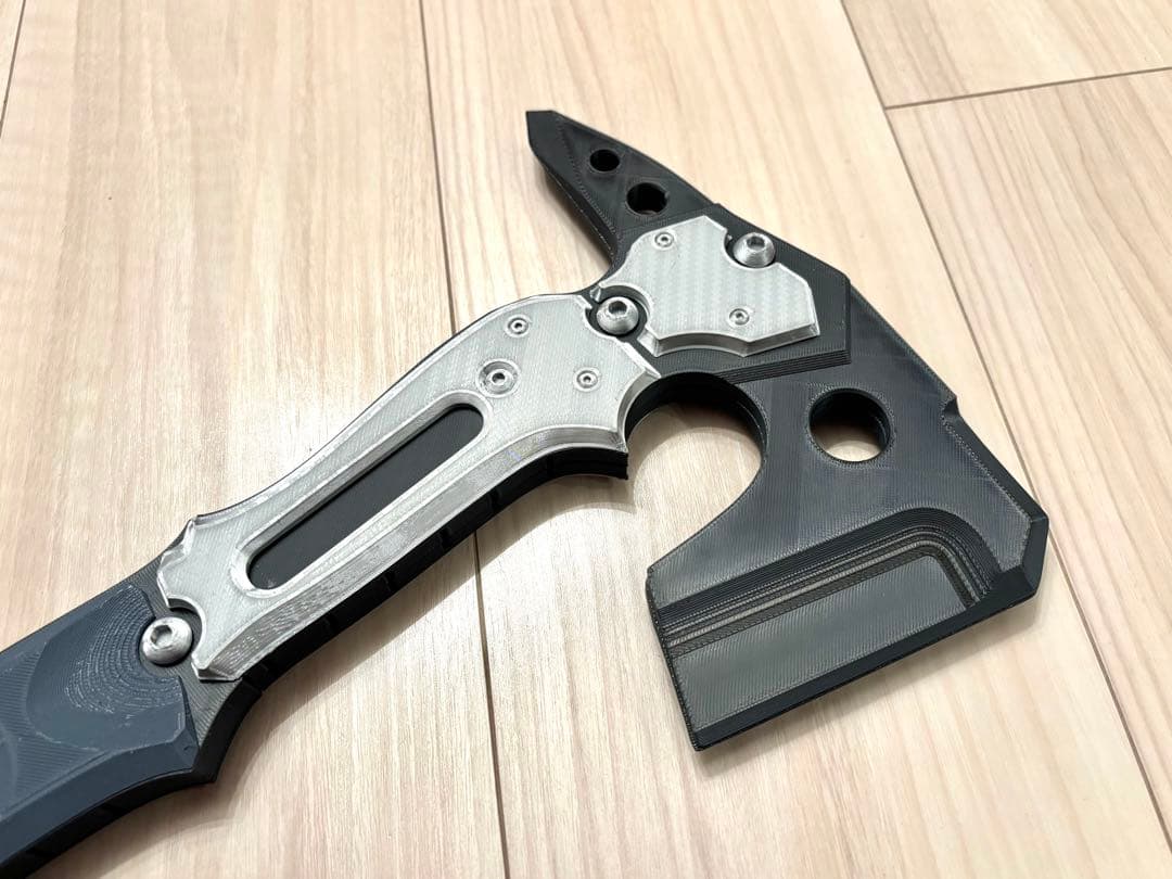 (組立版）RE9 強化手斧 （非金属、殺傷能力なし）