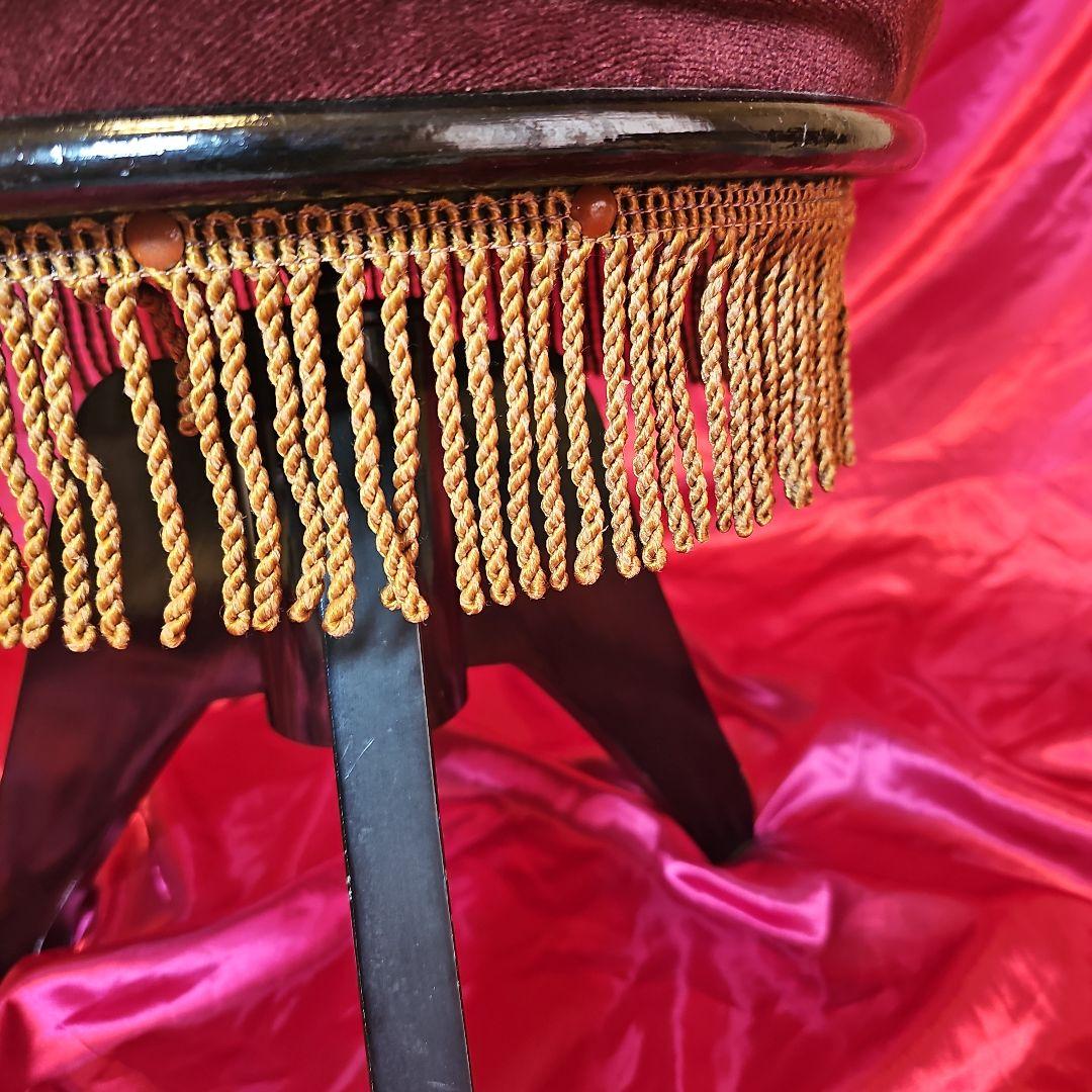 KAWAI ヤマハ ピアノ椅子 回転椅子 昭和レトロ ビンテージ