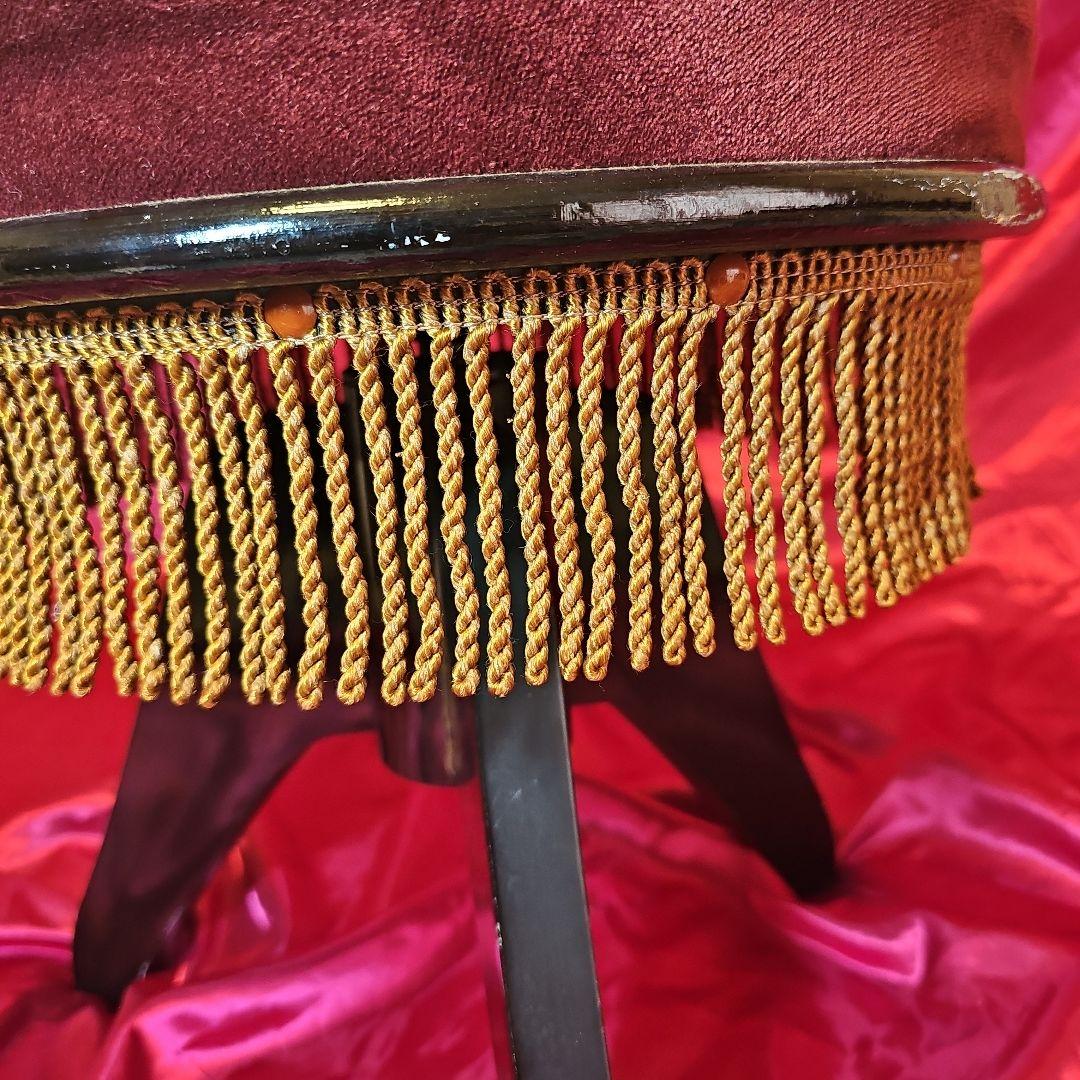 KAWAI ヤマハ ピアノ椅子 回転椅子 昭和レトロ ビンテージ