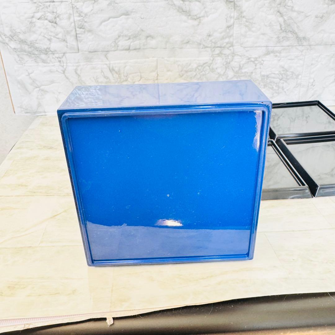 【新品】希少 Otagiri 漆器 コースター 5枚組 瑠璃 金彩 オタギリ