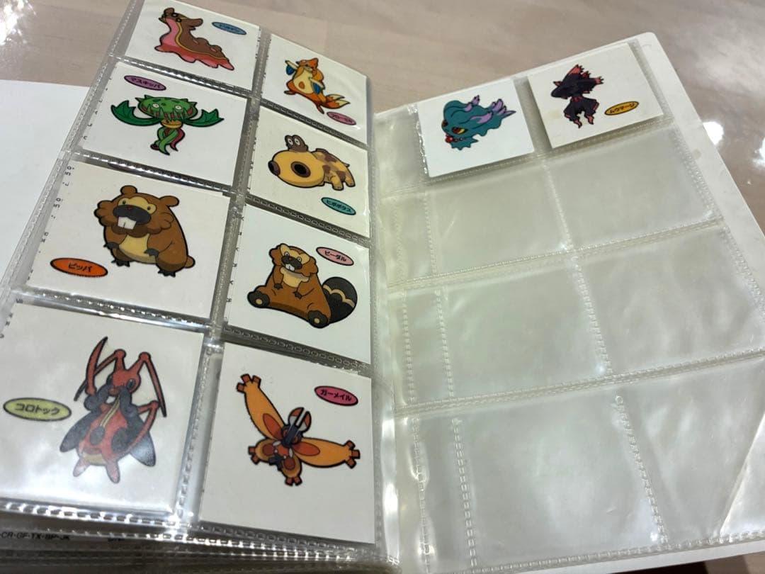 ポケモン　デコキャラシール　デコキャラシールホルダー