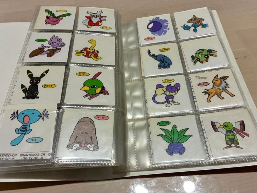 ポケモン　デコキャラシール　デコキャラシールホルダー