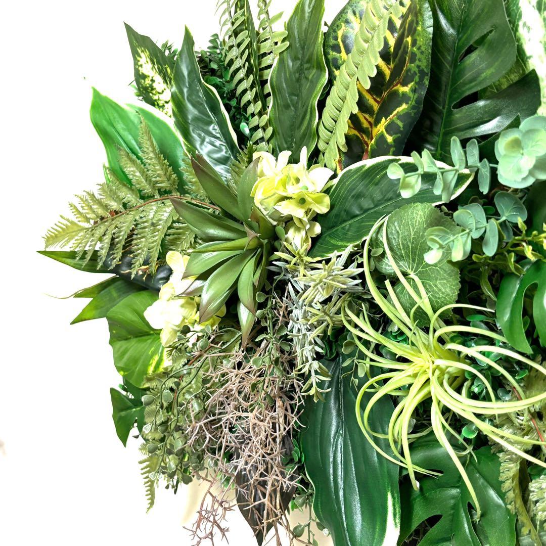 再販　光触媒加工フェイクグリーン　ウォールグリーン♡中型♡