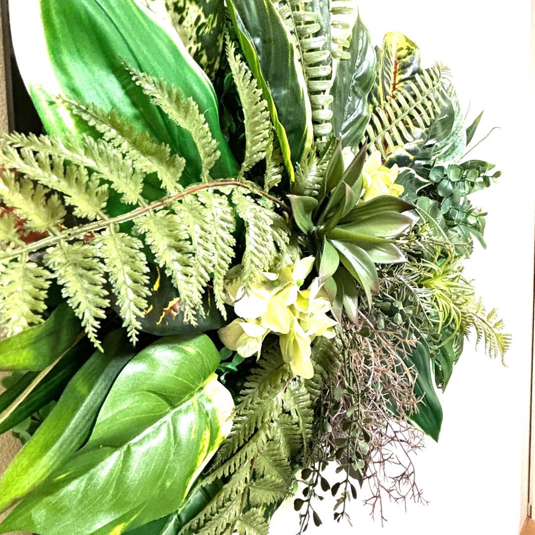 再販　光触媒加工フェイクグリーン　ウォールグリーン♡中型♡