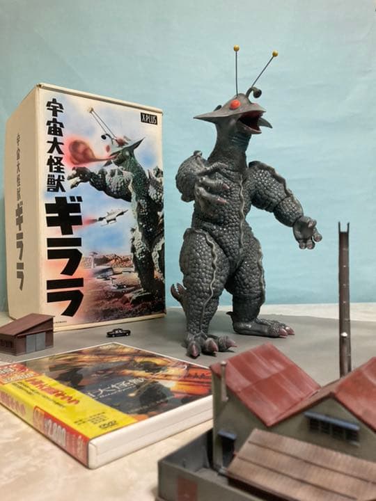 宇宙大怪獣 ギララ [カスタム品] + DVD + 工場 + ミニカー　レア
