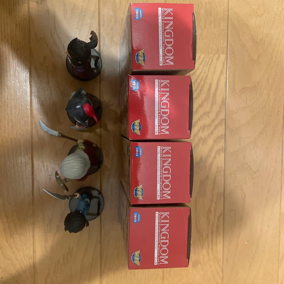 キングダム　ワーコレ　vol.5 4種　桓騎、王翦、麃公、信