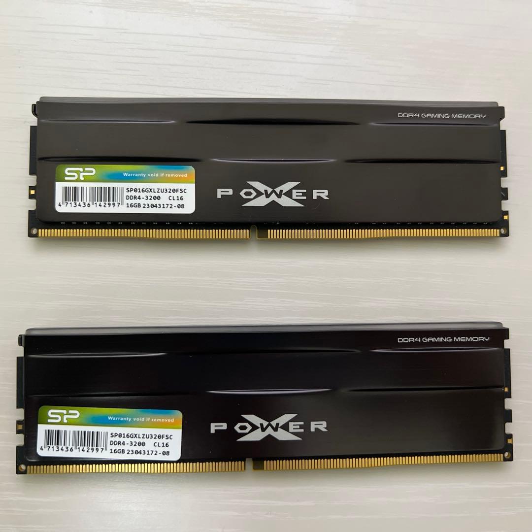 SP Silicon Power DDR4-3200 16GB×2枚