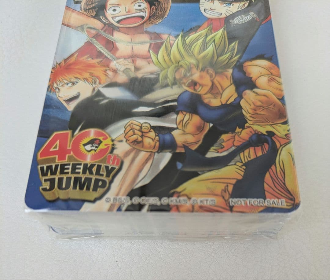 【未開封】週刊少年ジャンプ　当選品　40周年記念　4大スター競演トランプ