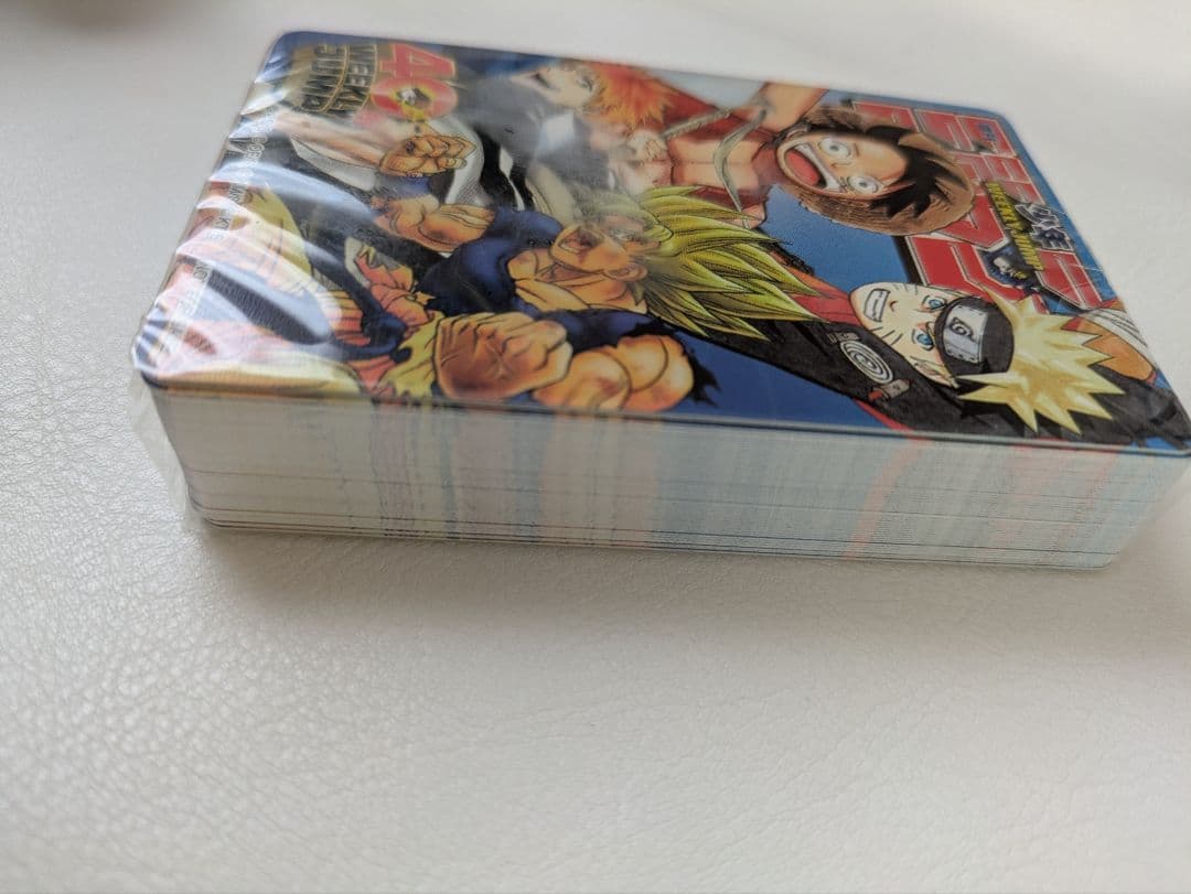 【未開封】週刊少年ジャンプ　当選品　40周年記念　4大スター競演トランプ