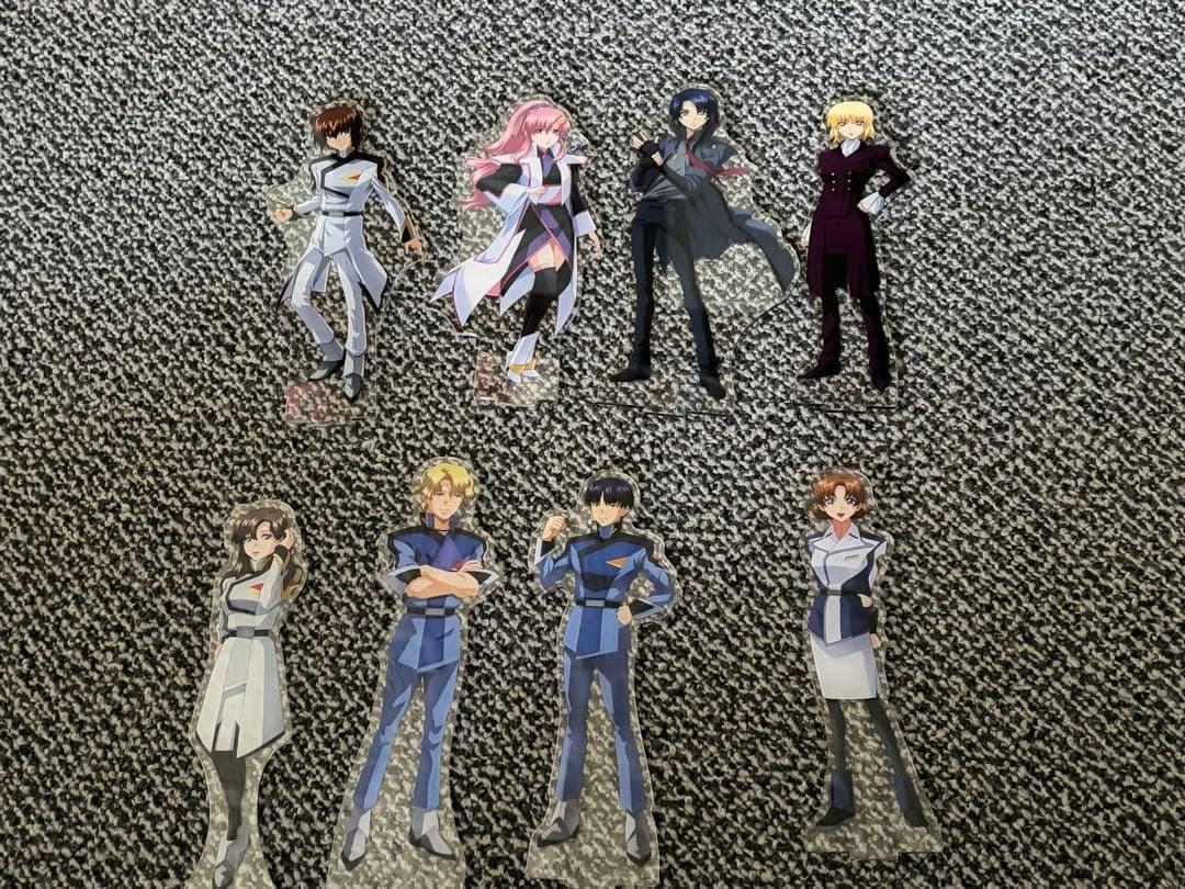 ガンダムFREEDOM アクリルスタンド大　15体＋ベースセット