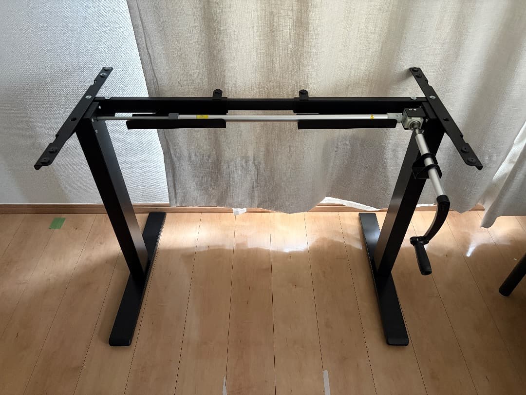 【脚のみ／おまけ付】FlexiSpot H1 手動昇降式デスク フレーム