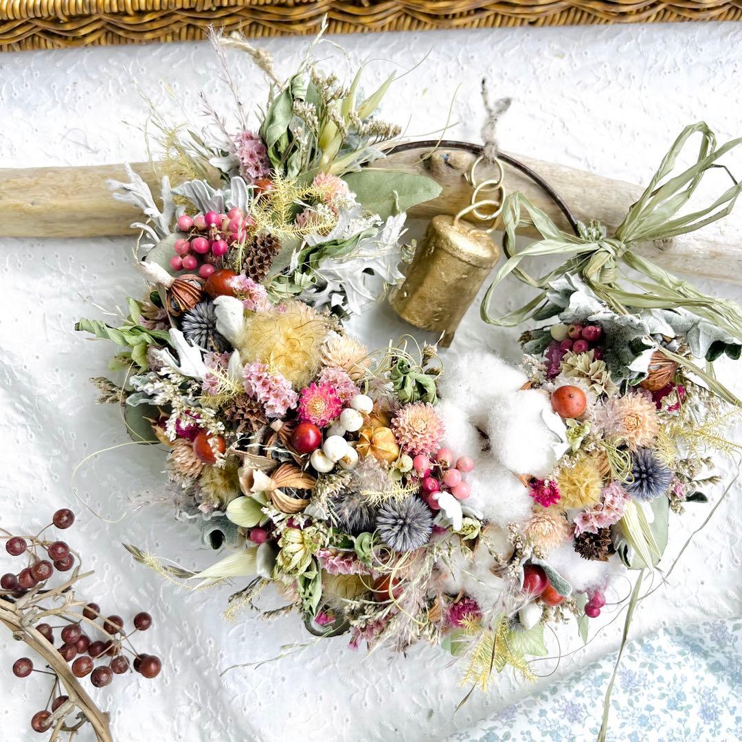 クリスマスリース　キャンドルリース　お正月リース　クリスマスツリー