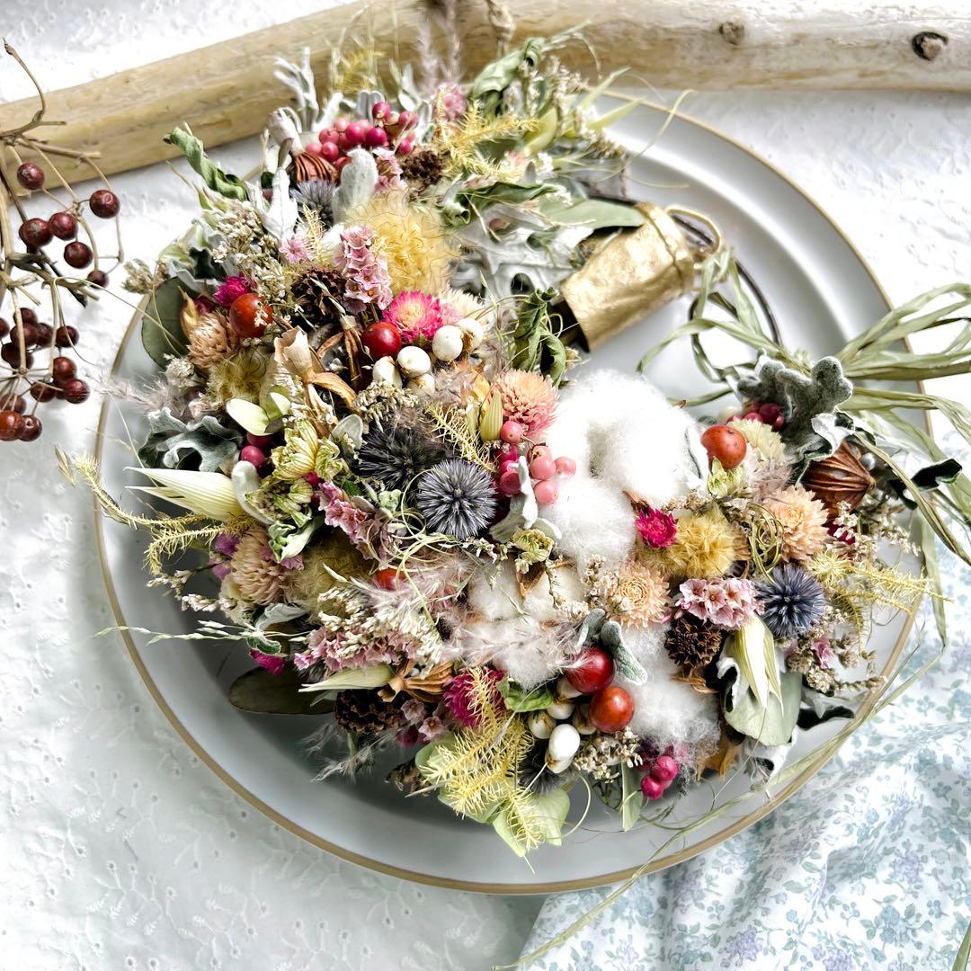 クリスマスリース　キャンドルリース　お正月リース　クリスマスツリー