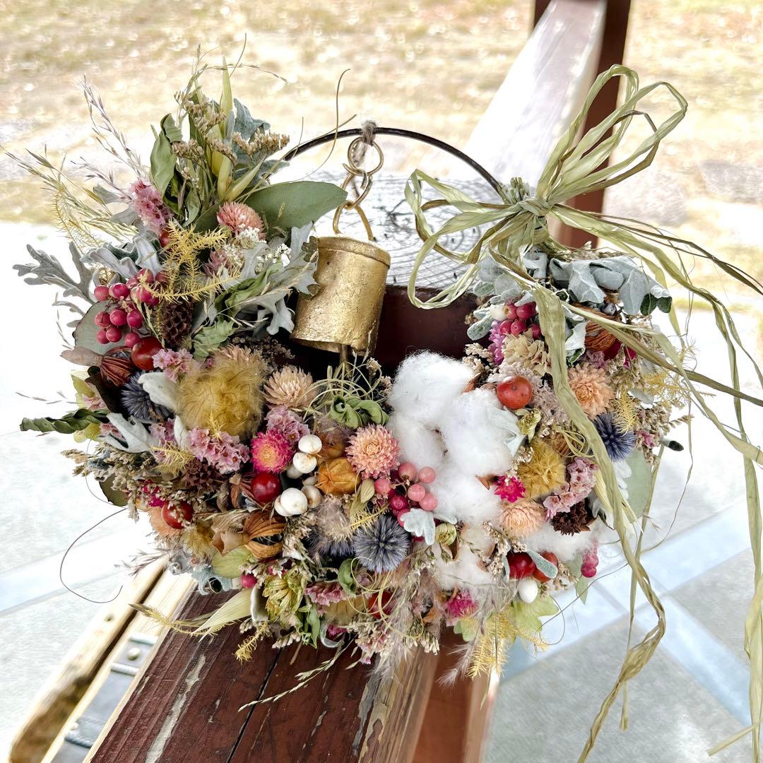 クリスマスリース　キャンドルリース　お正月リース　クリスマスツリー