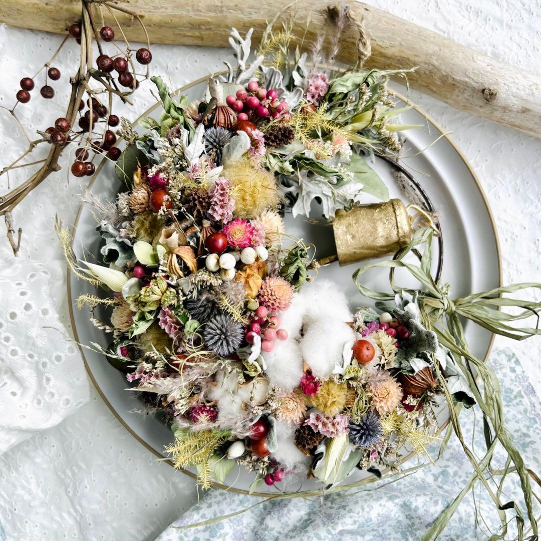 クリスマスリース　キャンドルリース　お正月リース　クリスマスツリー