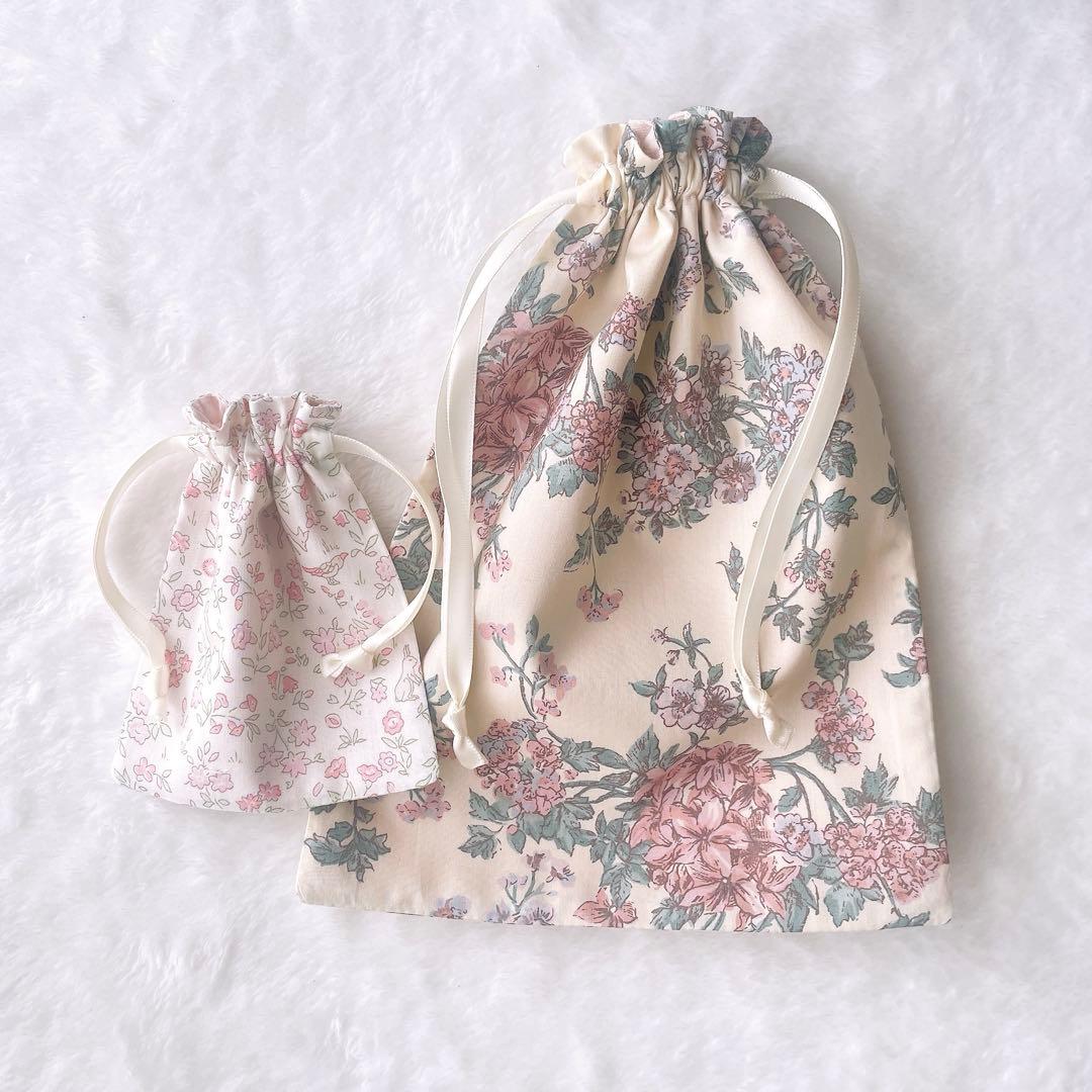 〈80〉yocmiffy様　リバティ ハンドメイド お弁当袋 ランチョンマット
