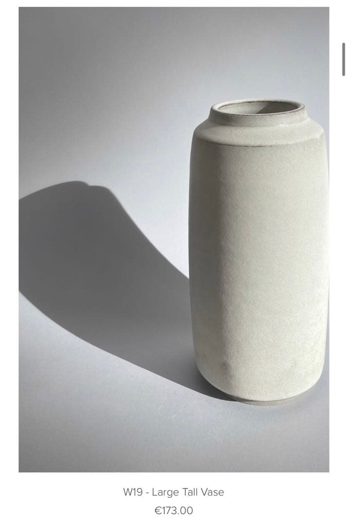 TINA MARIE デンマーク 陶芸　フラワーベース