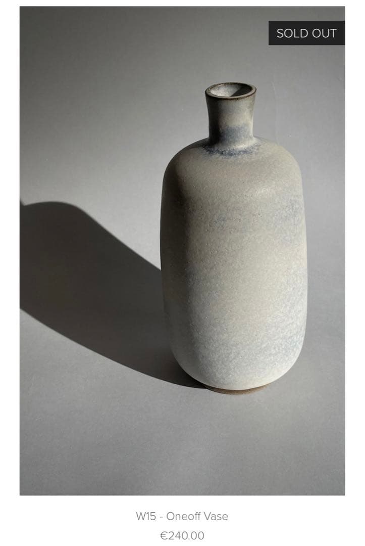 TINA MARIE デンマーク 陶芸　フラワーベース