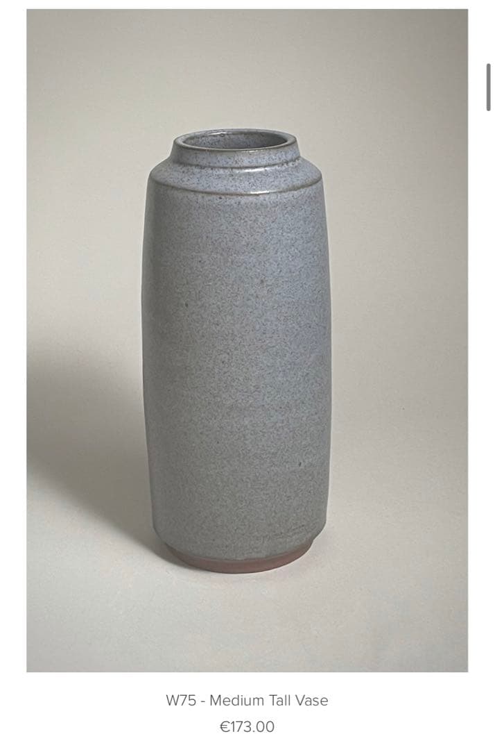 TINA MARIE デンマーク 陶芸　フラワーベース