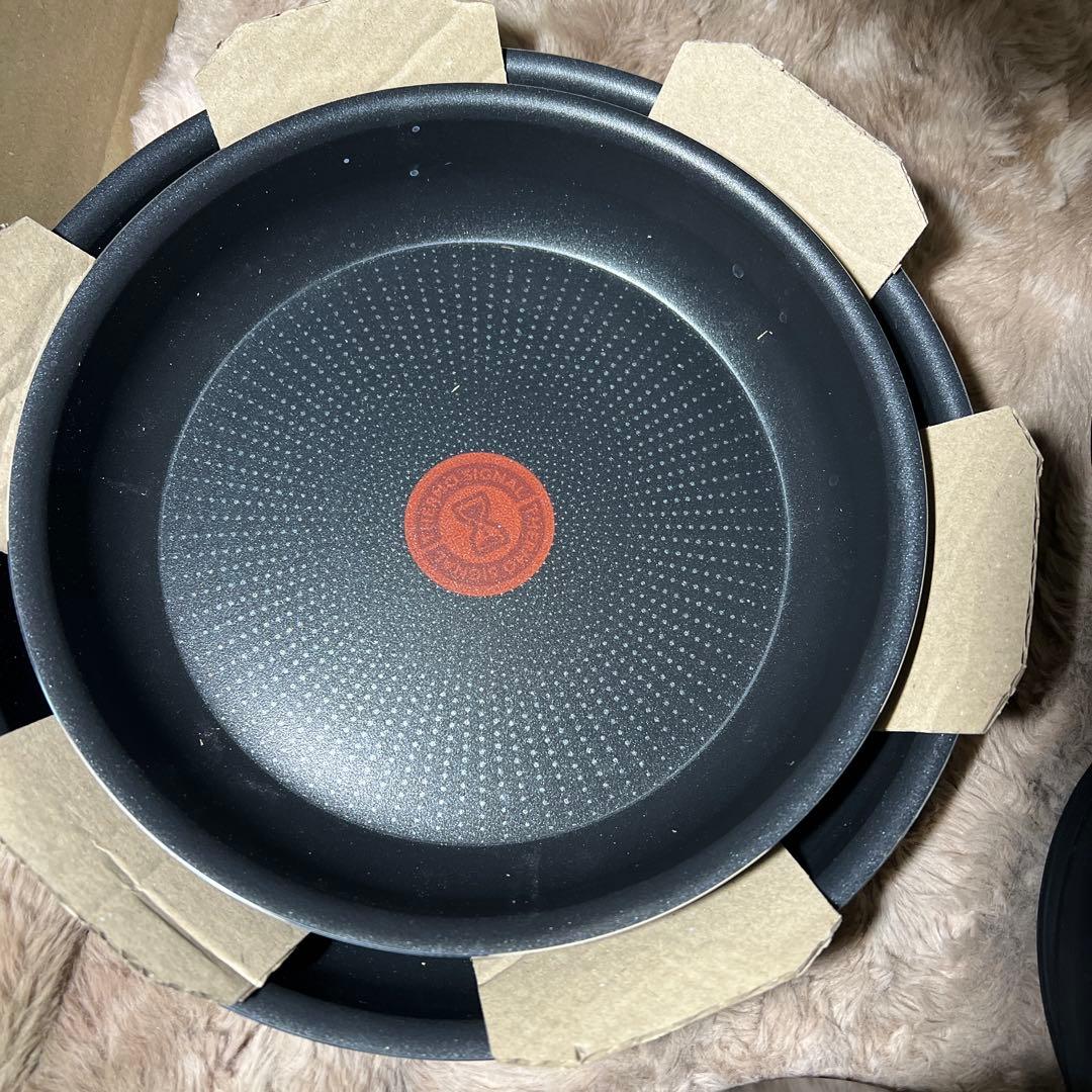 T-fal 取っ手のとれる 鍋 フライパンセット 9点セット　L16699