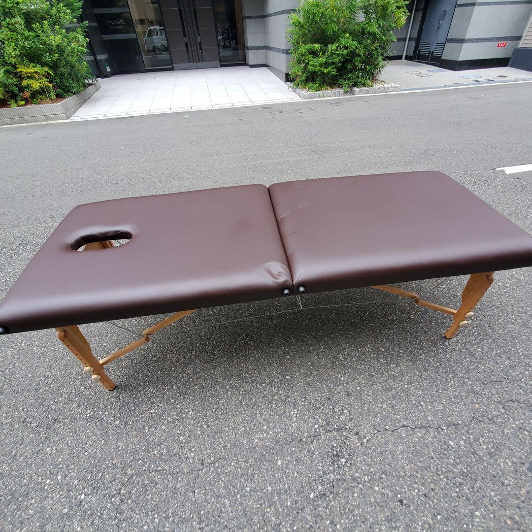 大阪市尚配送無料 SEVEN BEAUTY エステ用簡易ベッド 現状品
