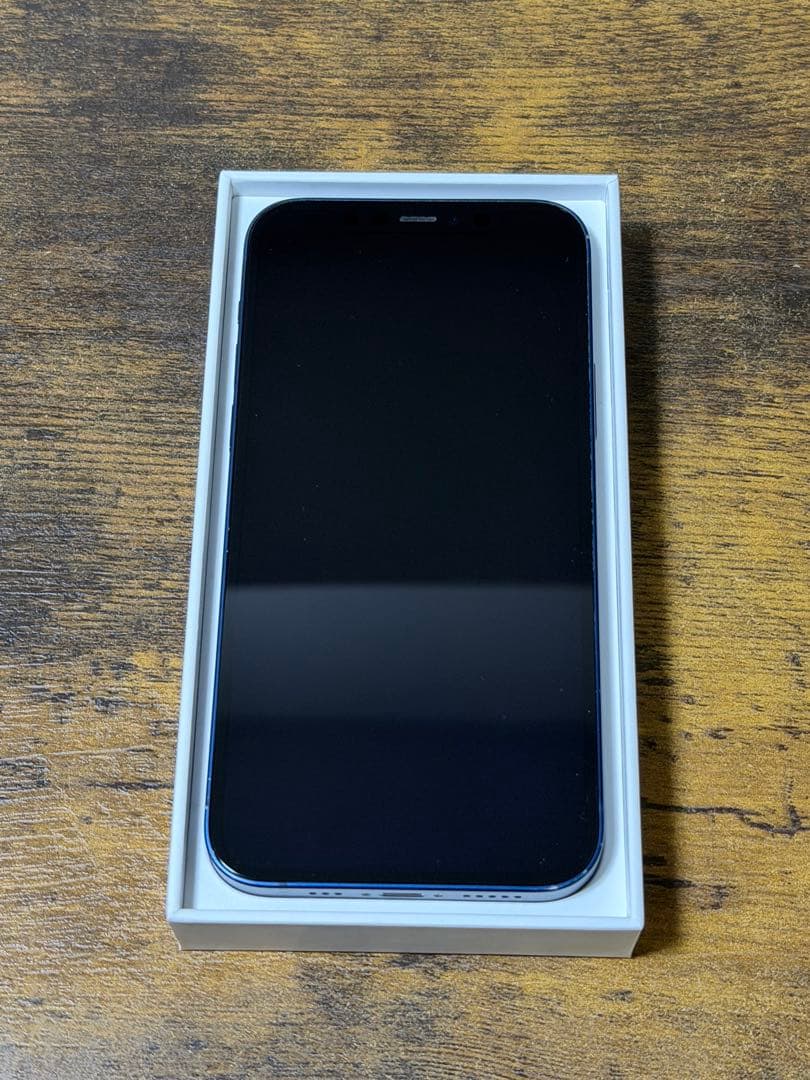 初期化&動作確認済　iPhone 12 256GB ブルー　Apple 備品付き