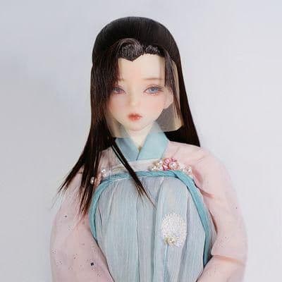 WY81 BJD 1/3 人形 ドール ウィッグ カツラ 耐熱 ハンドメイド