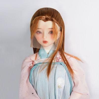 WY81 BJD 1/3 人形 ドール ウィッグ カツラ 耐熱 ハンドメイド
