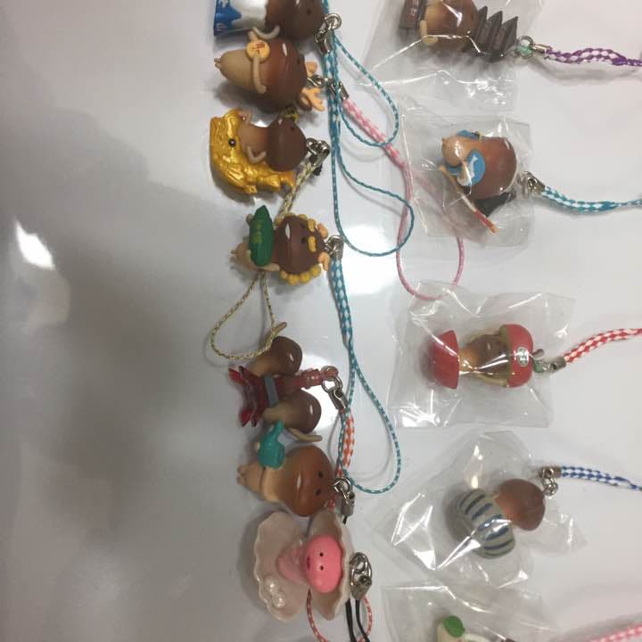 ご当地なめこストラップ（全部まとめて）