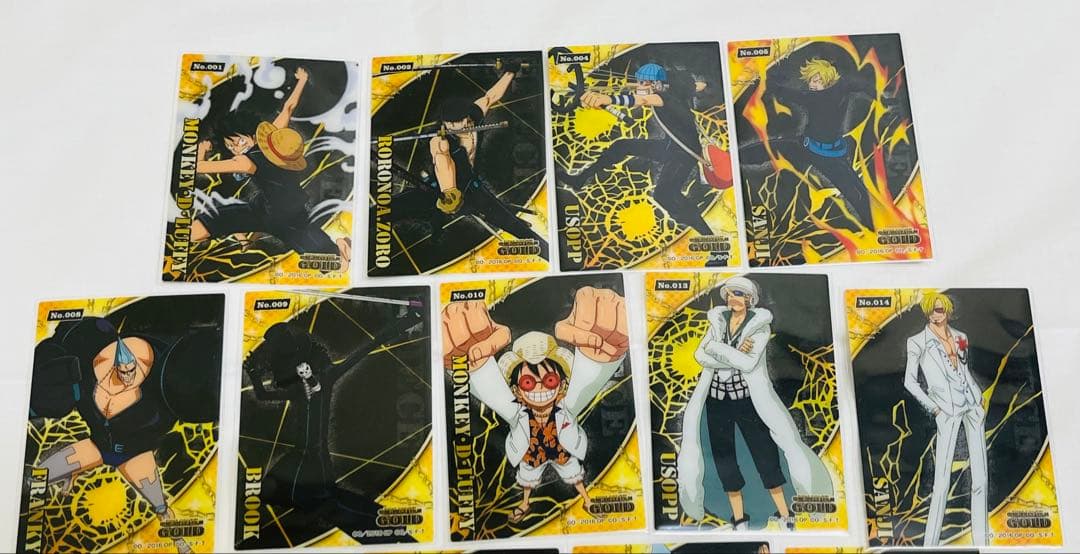 ワンピース クリアカードコレクションガム FILM GOLD ルフィ ゾロ