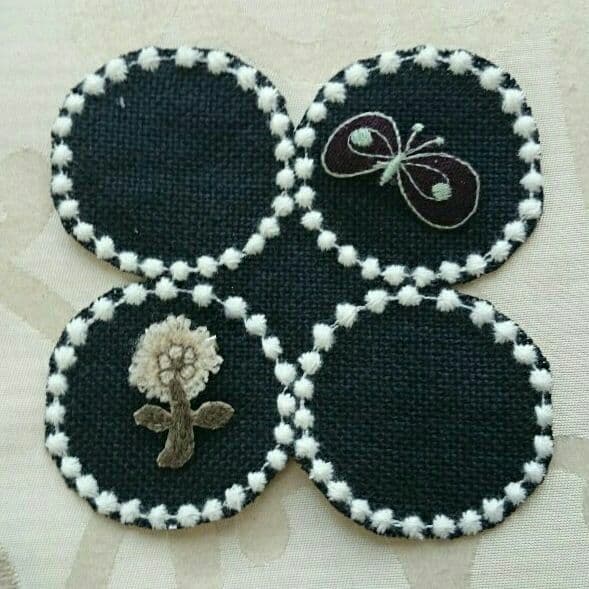 ☆まつぼっくり様☆ 専用☆ ひらひら chocho ブローチ ☆ ミナペルホネン