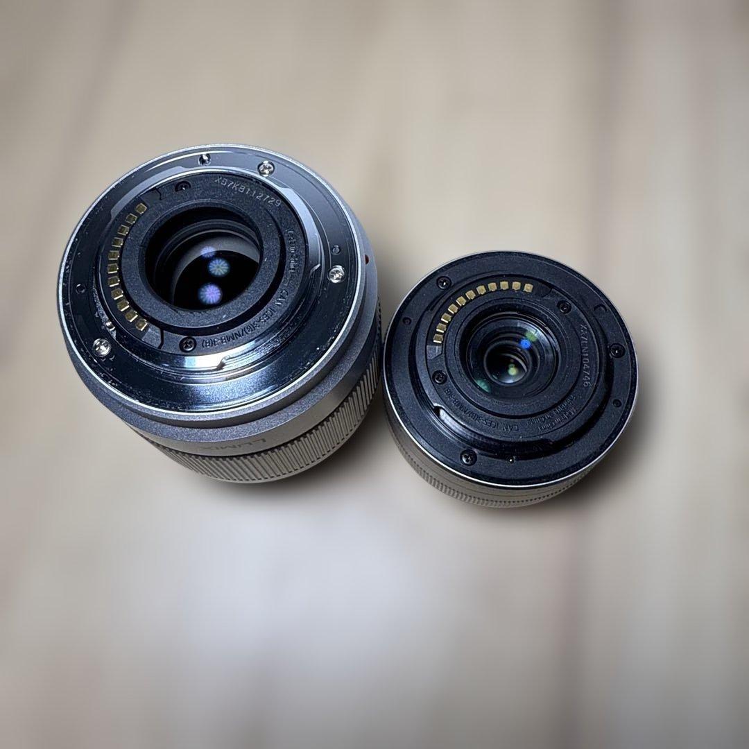 LUMIX Gシリーズ 4K ミラーレスカメラ オレンジ　レンズ付き