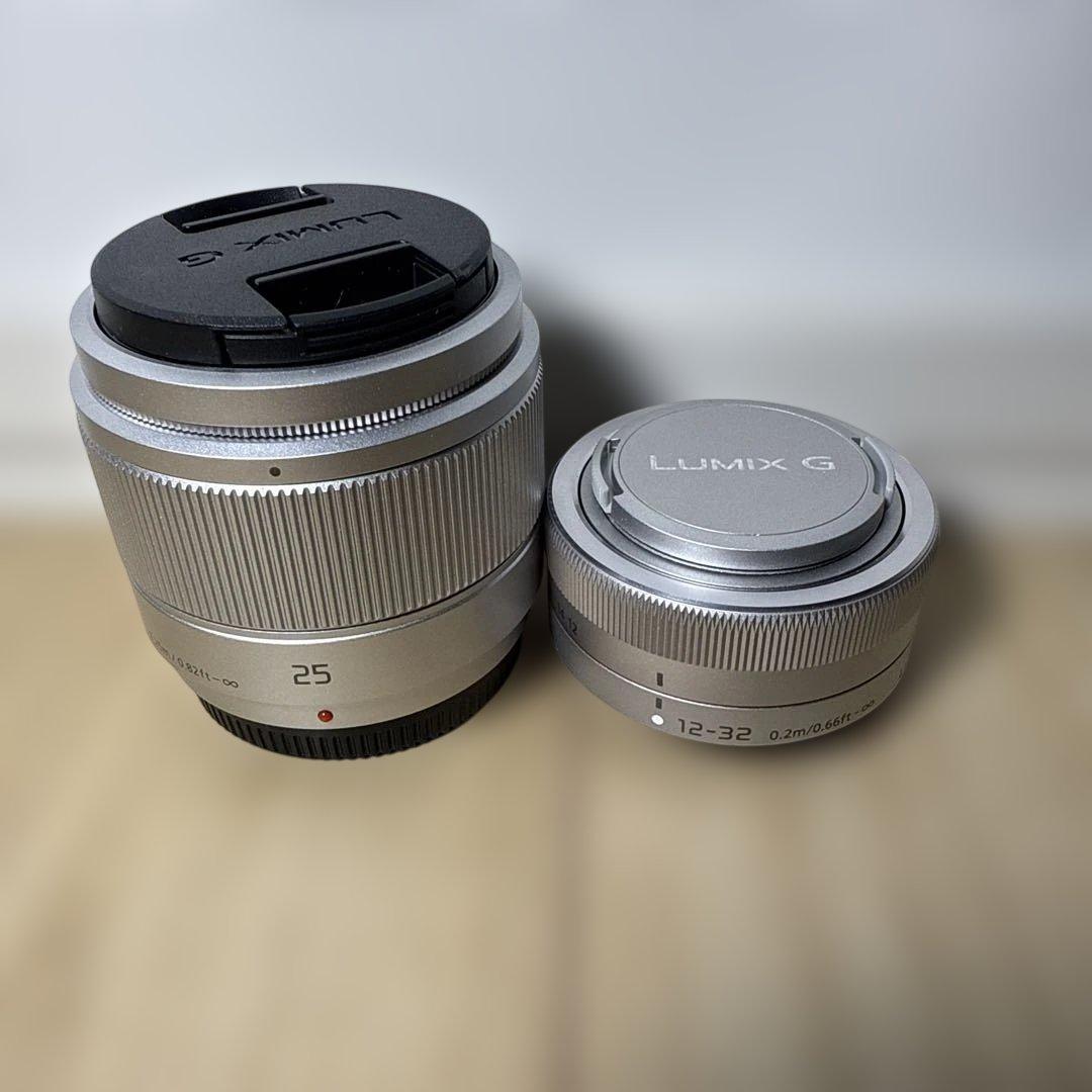 LUMIX Gシリーズ 4K ミラーレスカメラ オレンジ　レンズ付き