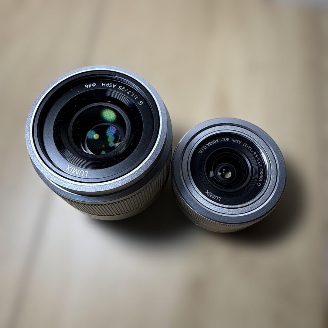 LUMIX Gシリーズ 4K ミラーレスカメラ オレンジ　レンズ付き