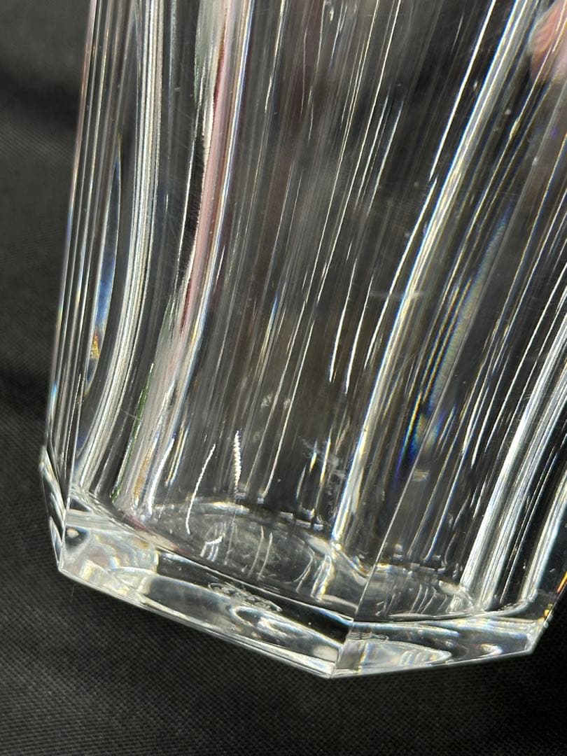 【USED】Baccarat バカラ　花瓶　VASE ベース　17cm ネリー?