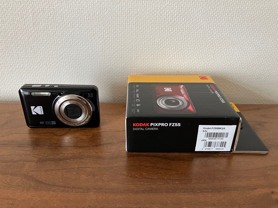 【美品】 Kodak PIXPRO FZ55 コンパクトデジタルカメラ ブラック