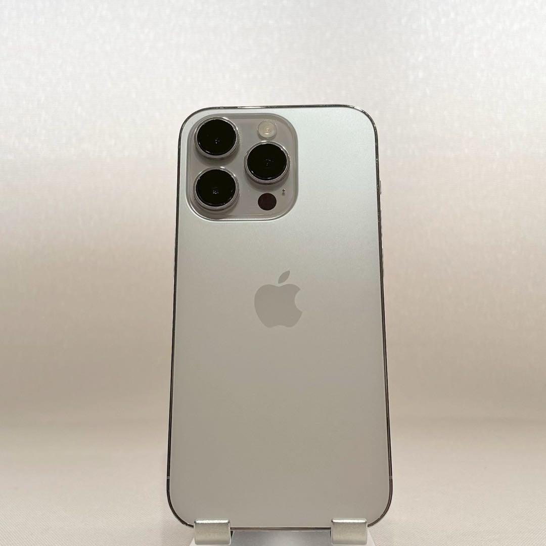 『美品』iPhone 14 PRO 128GB シルバー　新品バッテリー　本体