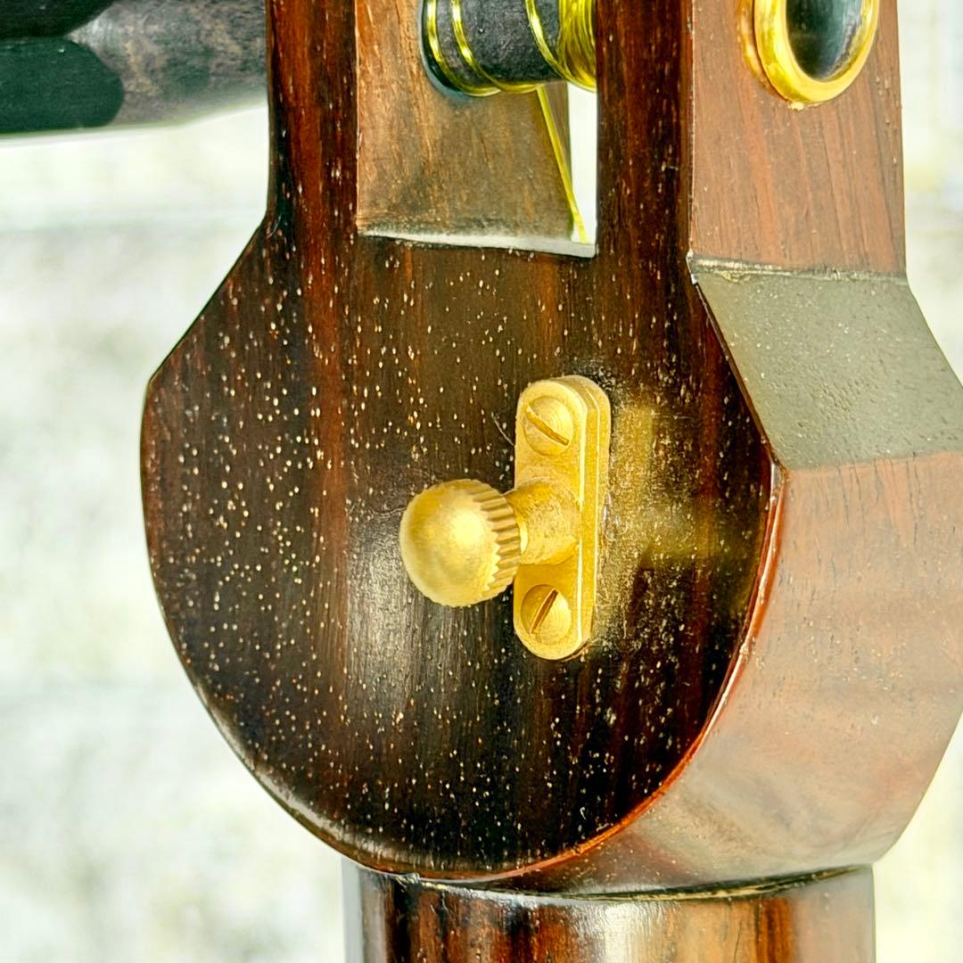 中棹三本継三味線 紅木or紫檀・丸打胴・東さわり・木製撥付き