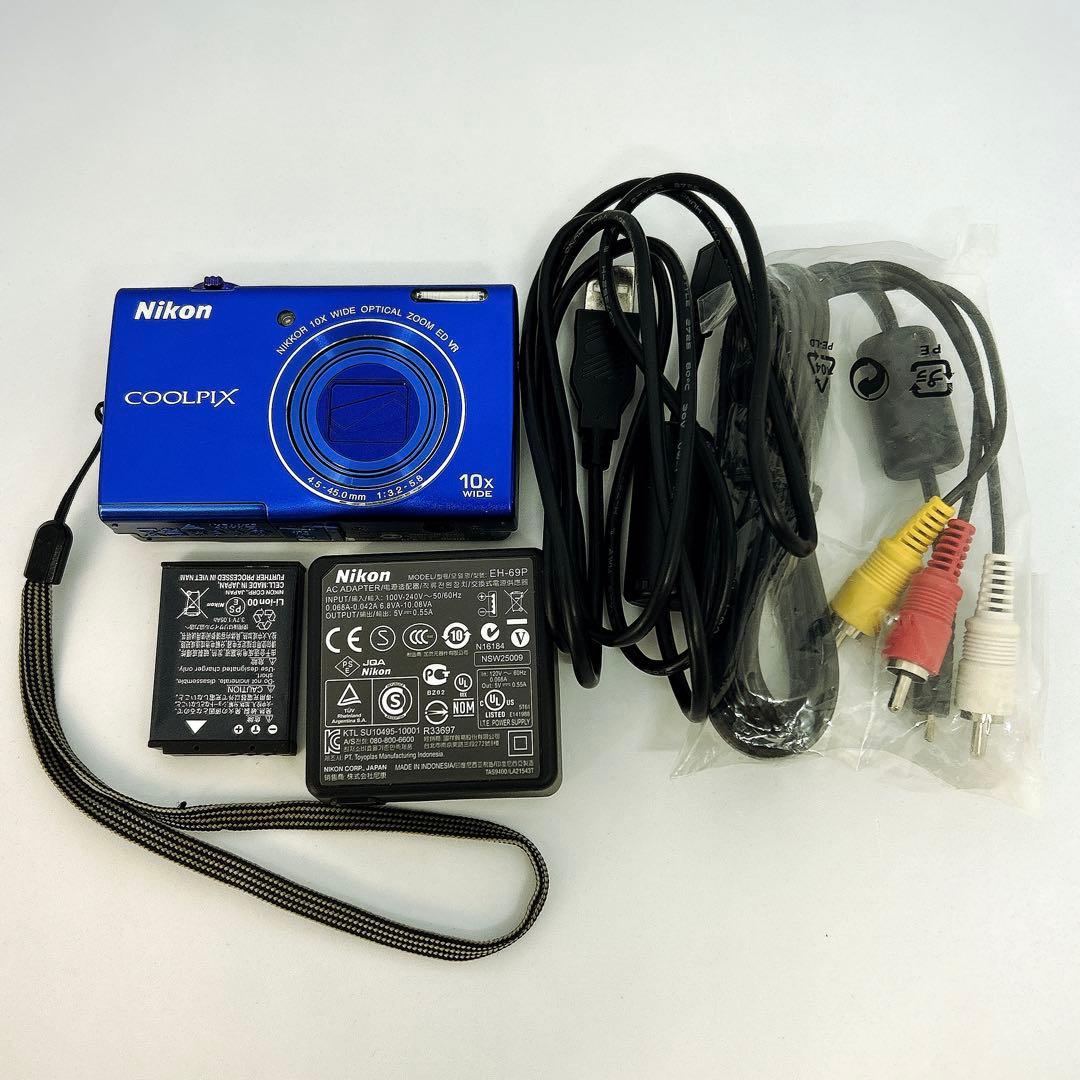 ニコン コンパクトデジタルカメラ COOLPIX S6200 ブルー Nikon