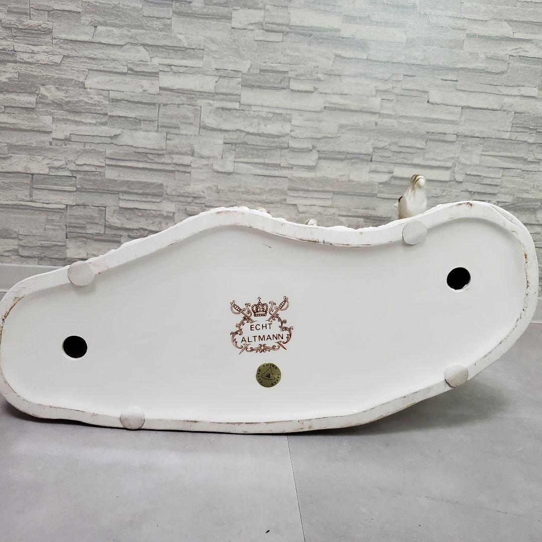 アルトマン ECHT ALTMANN 白馬 3頭 オブジェ（置物）　馬・ホース