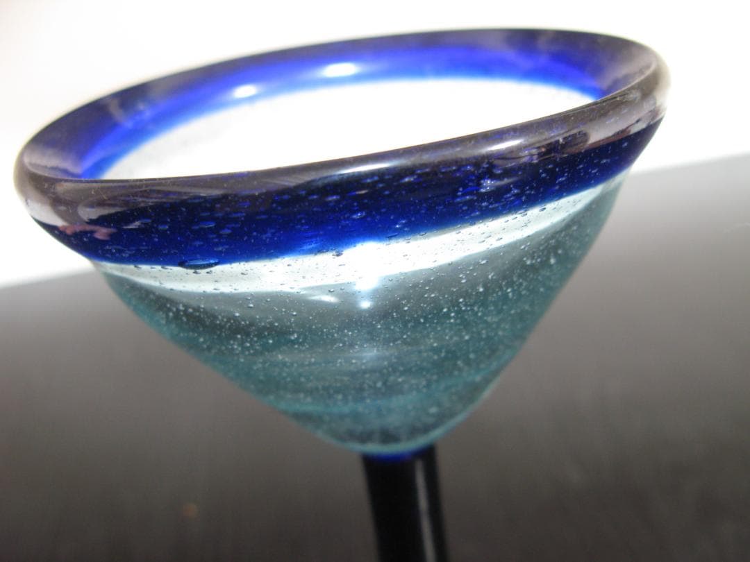 アンティーク　吹ガラス　グラス　日本製