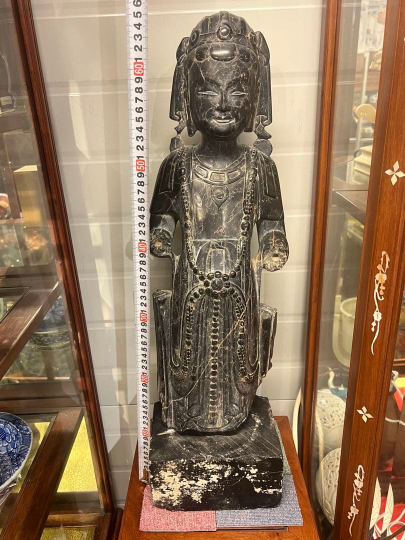 ［珍品］古代中国石仏　送料込み