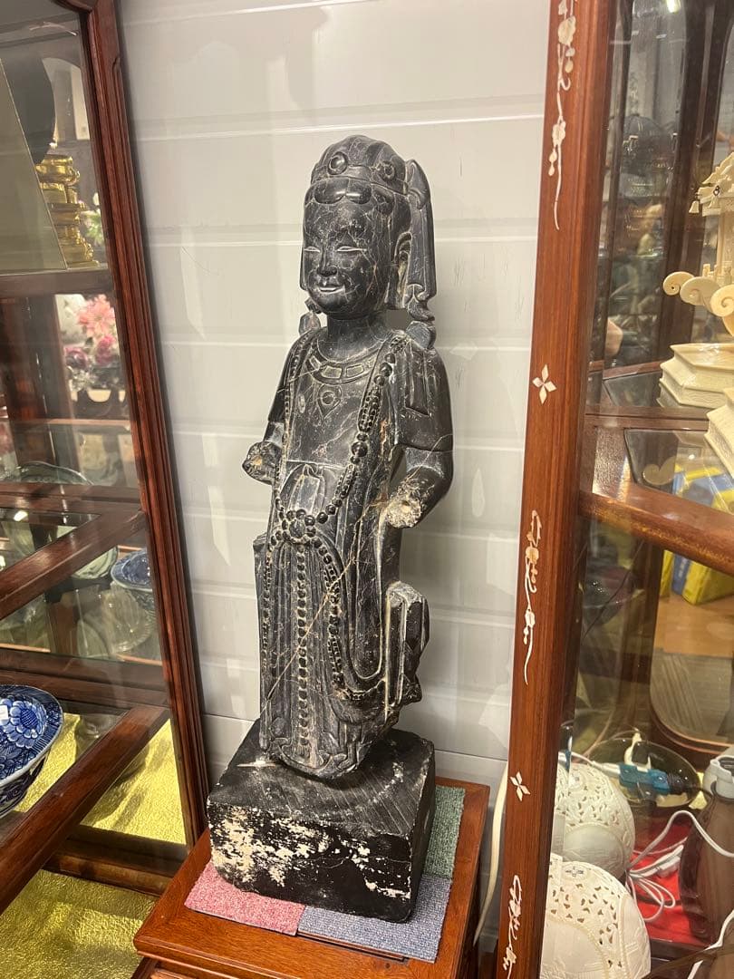 ［珍品］古代中国石仏　送料込み