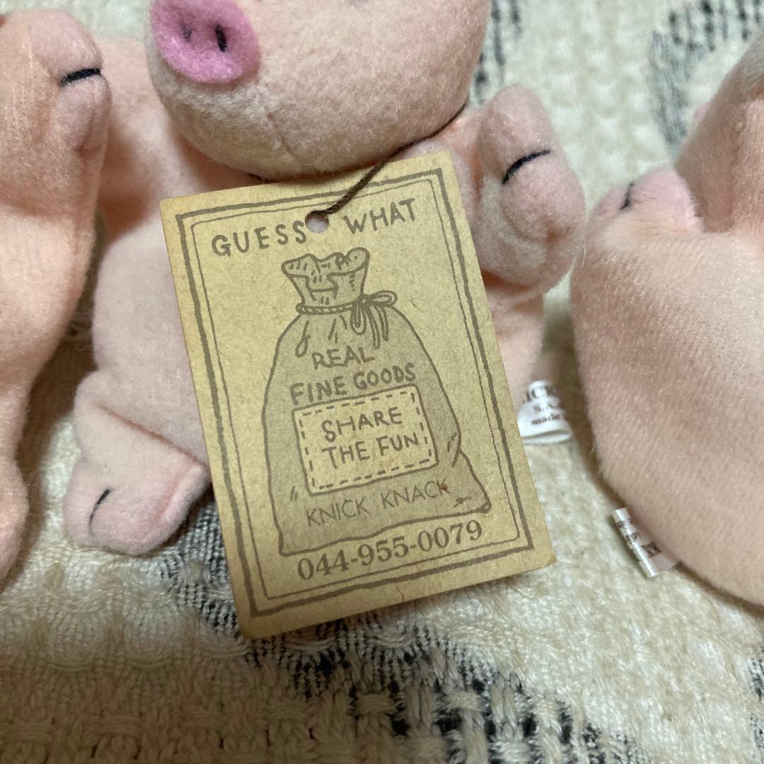 KNICK KNACK ニックナック お手玉 ぬいぐるみ　6コセット　中古品